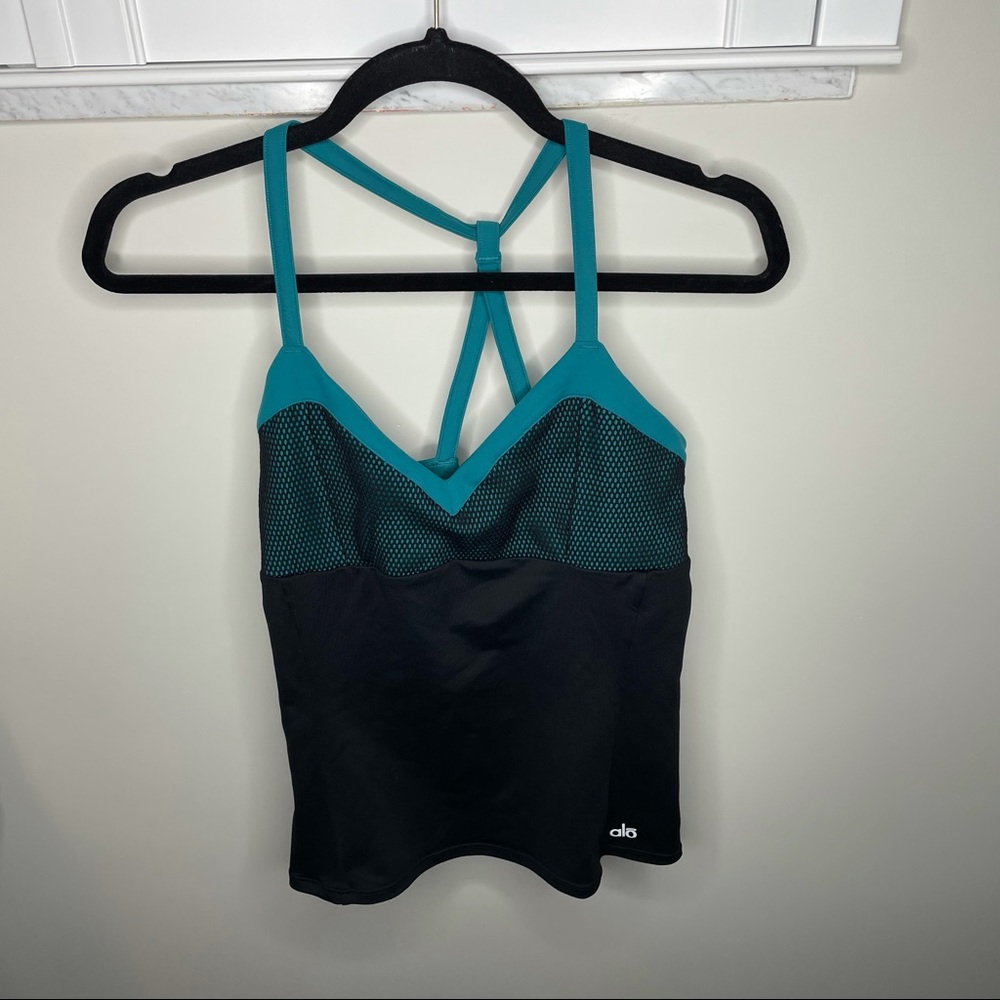 ALO Yoga Mesh Workout Tank Top